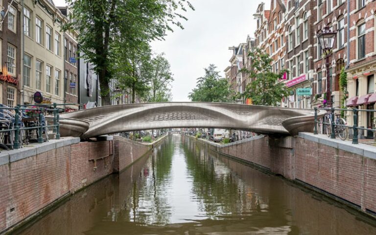 Un pont imprimé en 3d pour les JO de Paris 2024