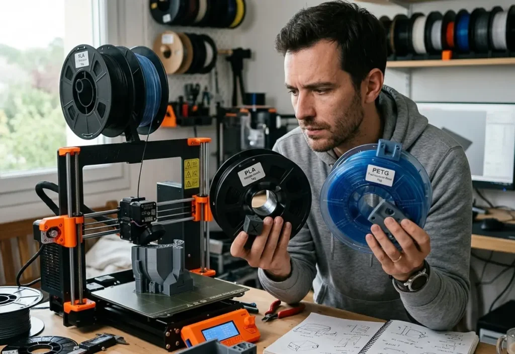 PLA vs PETG - quelles différences et lequel choisir pour l'impression 3D